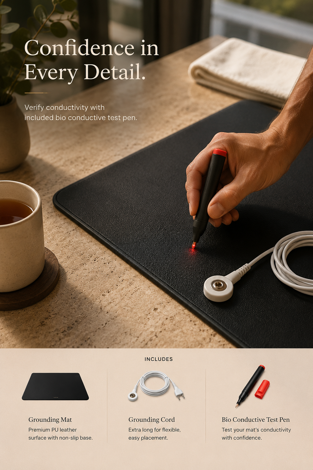 EndyDay Home™ Everyday Grounding Mat